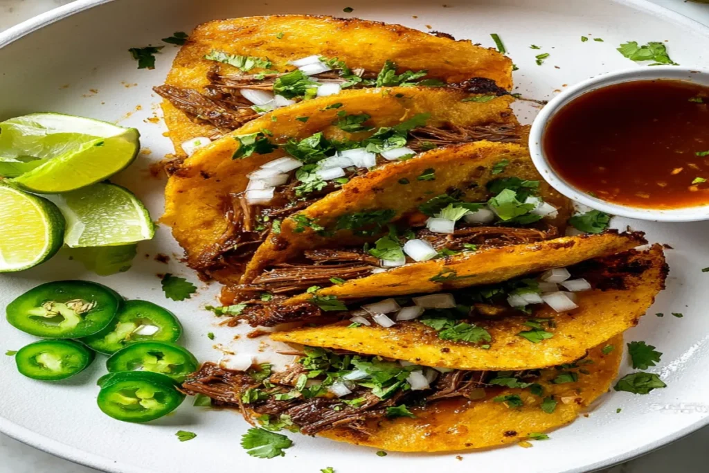 Cheap Birria Tacos: Authentic Flavor on a Budget 10 Cheap Birria Tacos on a plate with broth