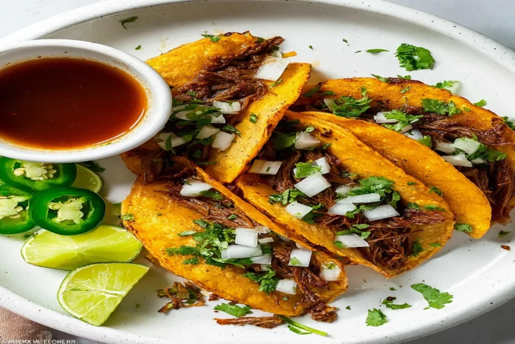Cheap Birria Tacos: Authentic Flavor on a Budget 9 Crispy birria tacos ready to eat