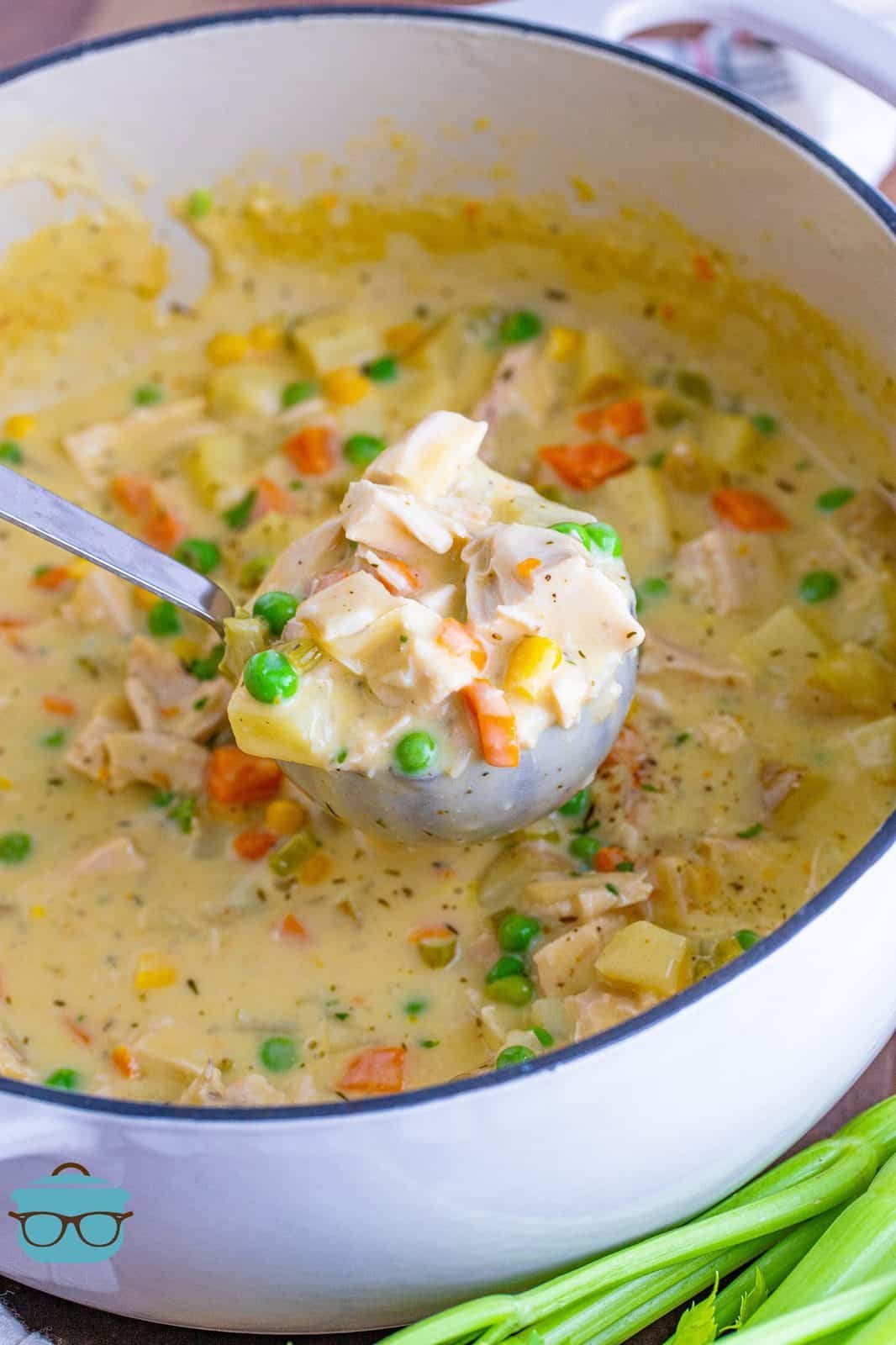 Crockpot Chicken Pot Pie Stew