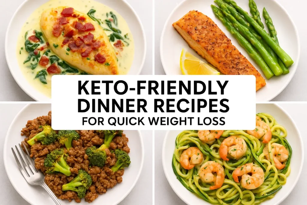 🥘 Keto-Friendly Dinner Recipes for Quick Weight Loss