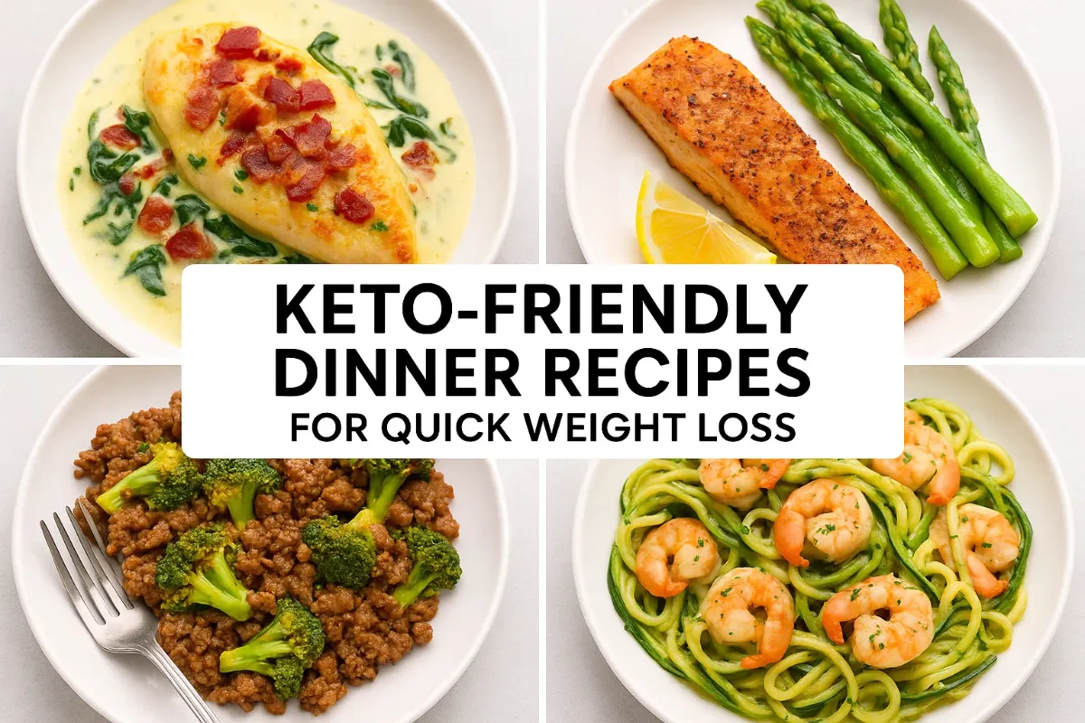 🥘 Keto-Friendly Dinner Recipes for Quick Weight Loss