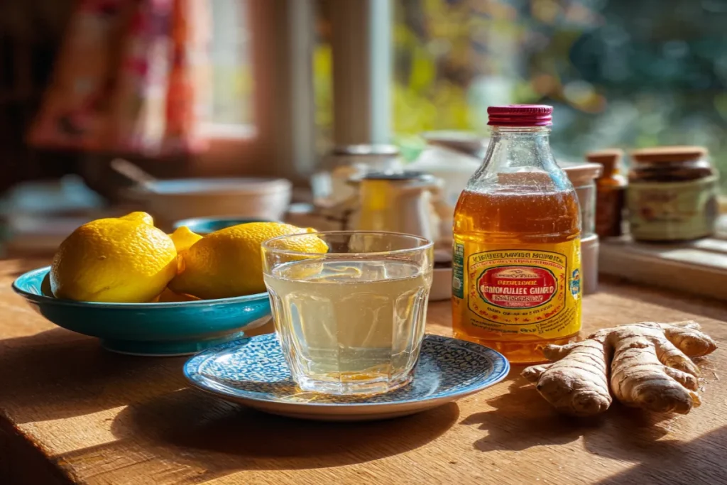 Apple Cider Vinegar Detox Drink (Lemon & Ginger) Daily Cleanse Recipe
