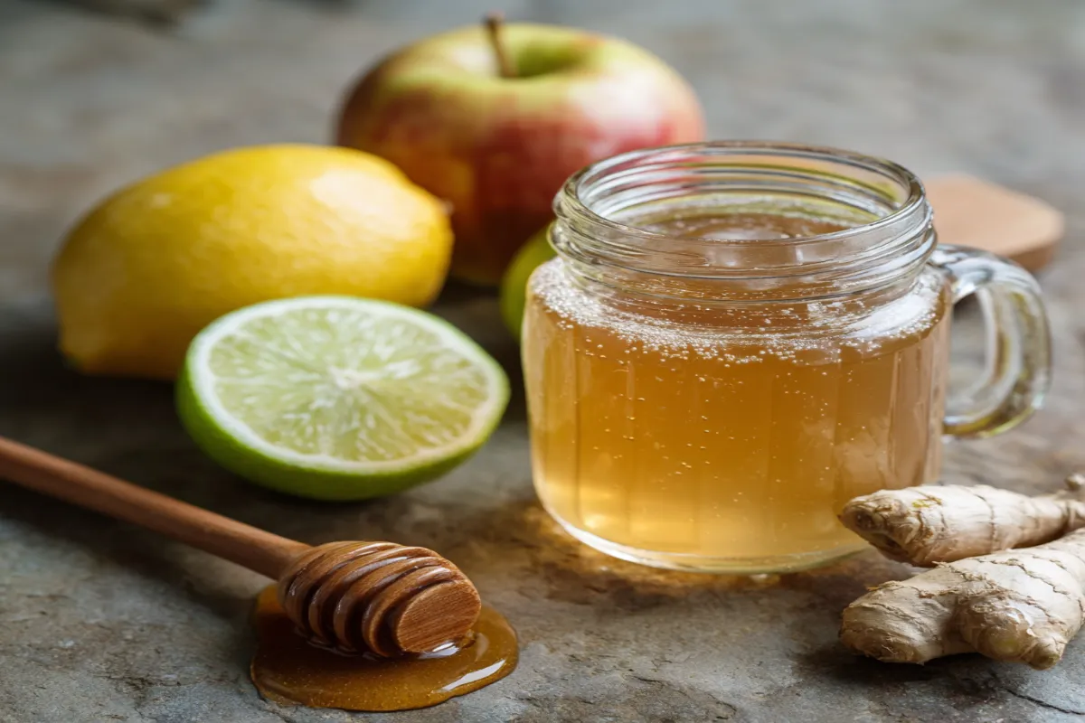 Honey + ACV Switchel (Honegar) Historic Tonic Recipe for Energy