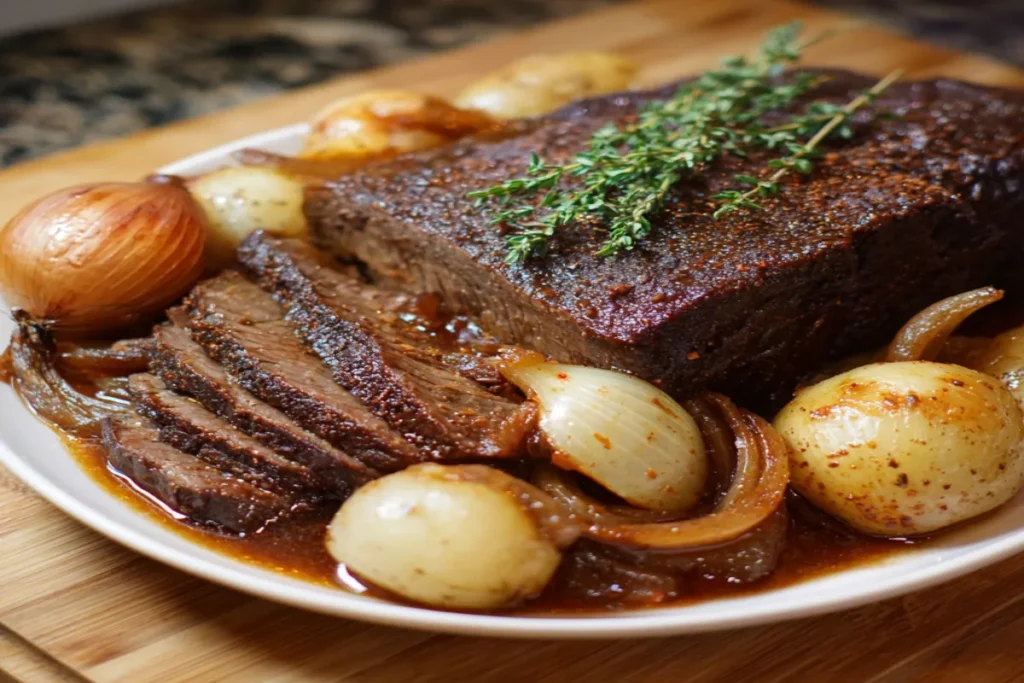 Oven-Braised Brisket (Sweet & Savory Holiday Brisket)