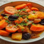 Tzimmes (Carrot & Sweet Potato Tzimmes with Honey) – Sweet Tradition for Rosh Hashanah