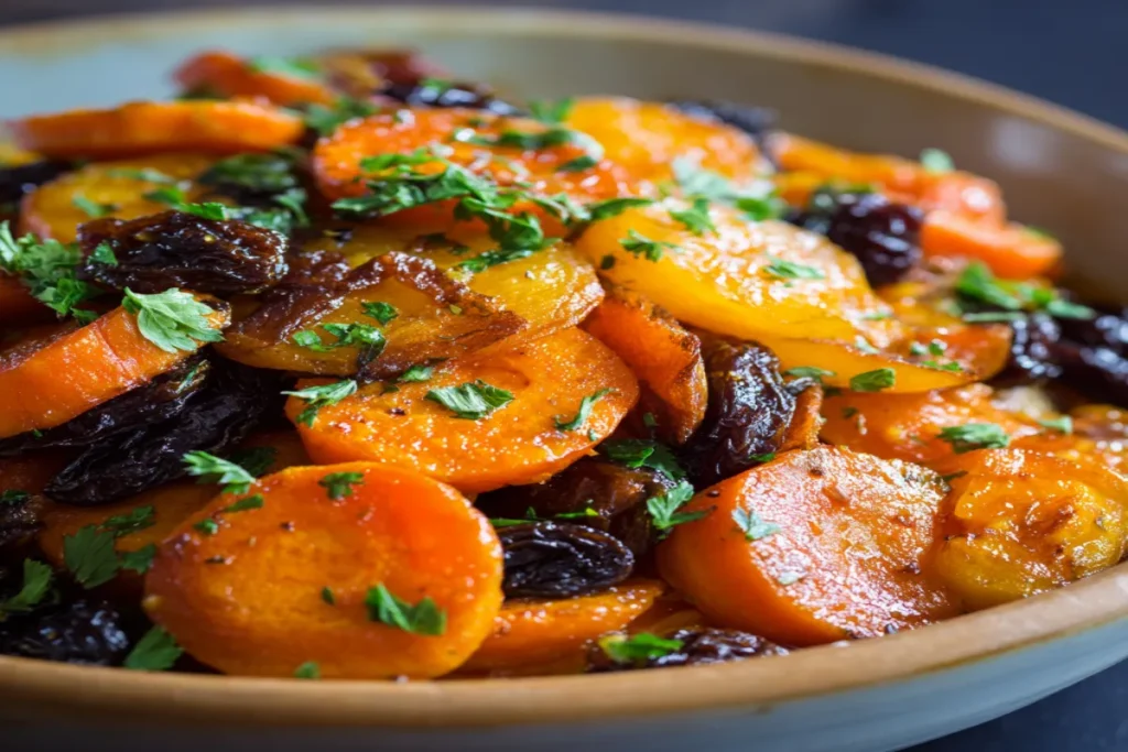 Tzimmes (Carrot & Sweet Potato Tzimmes with Honey) – Sweet Tradition for Rosh Hashanah