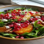 Pomegranate & Persimmon Salad (Seasonal Fruit Salad) – Fresh Holiday Dish