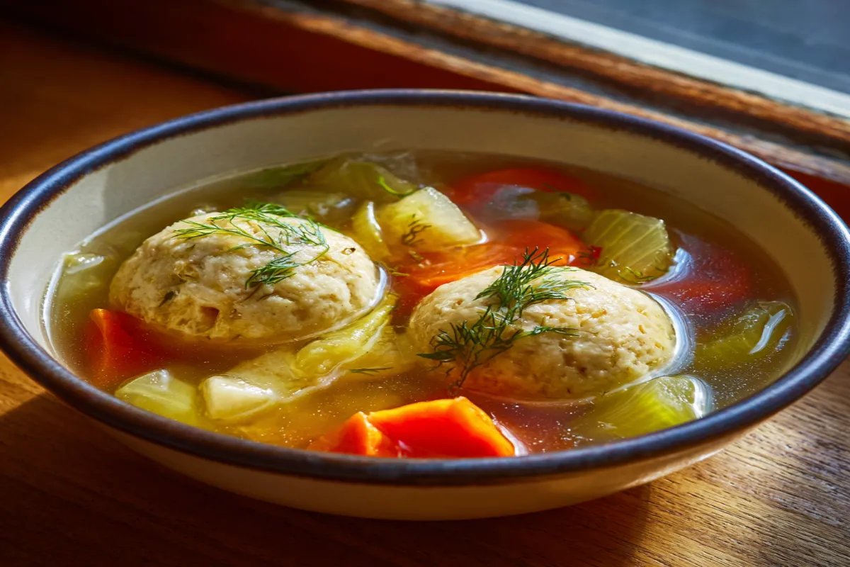 Matzo Ball Soup (Classic Starter for Holiday Tables) – A Comforting Tradition