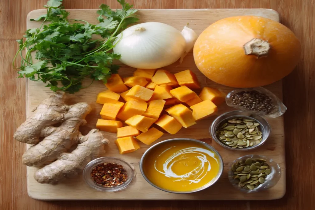 Curried Butternut Squash & Coconut Bisque – Creamy, Spiced, and Comforting