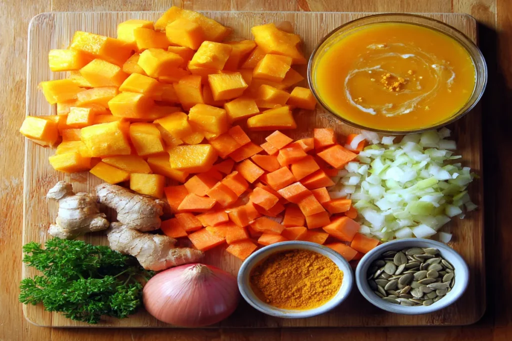 Maple-Roasted Butternut & Carrot Soup – Sweet, Savory, and Comforting