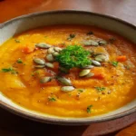 Maple-Roasted Butternut & Carrot Soup – Sweet, Savory, and Comforting