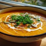 Butternut Squash & Sweet Potato Soup (Double-Root Comfort) – Cozy & Nourishing