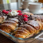 Chocolate Croissant Breakfast Bake that Everyone Loves