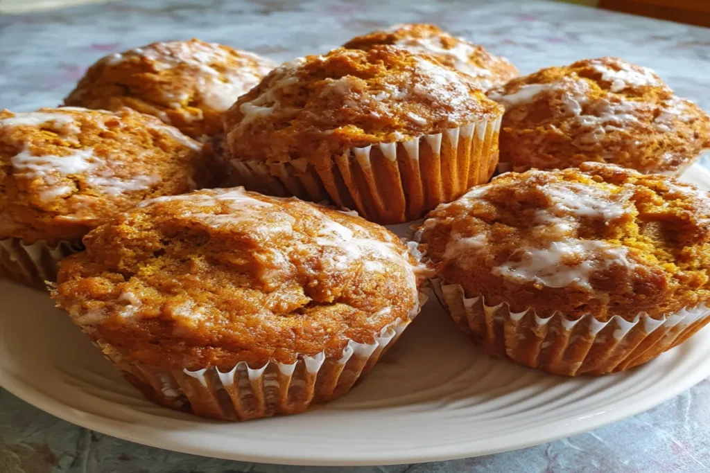 Pumpkin Muffins Collide with Pumpkin Swirl Muffins for a Soft, Moist, Bakery-Style Hit