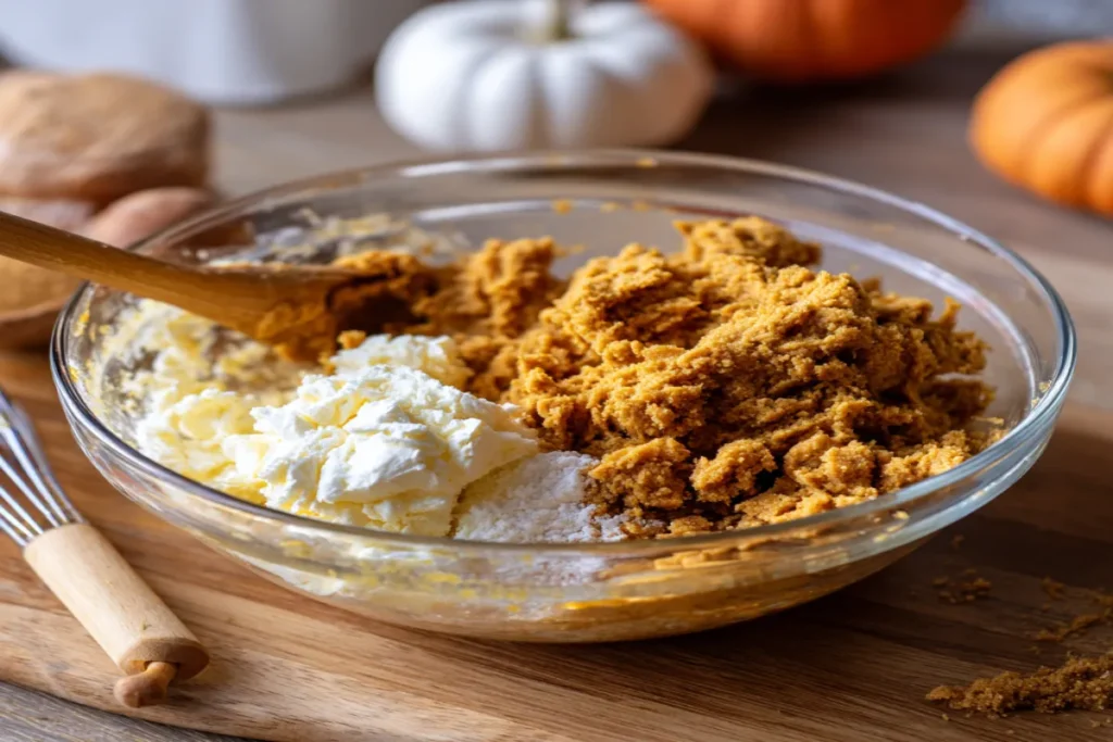 Pumpkin Desserts with Cream Cheese: Pumpkin Cheesecake Cookies with Soft Pumpkin Cookie Base