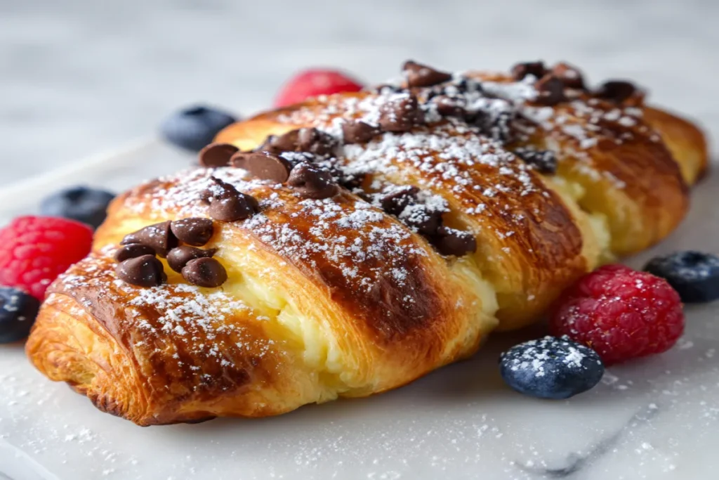 Chocolate Croissant Breakfast Bake that Everyone Loves