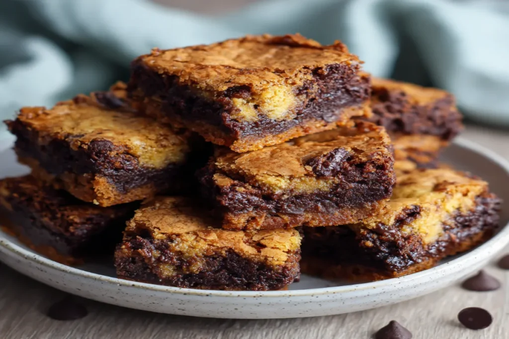 The Best Fudgy Chewy Browkies (Brookies) – Savvy Bites