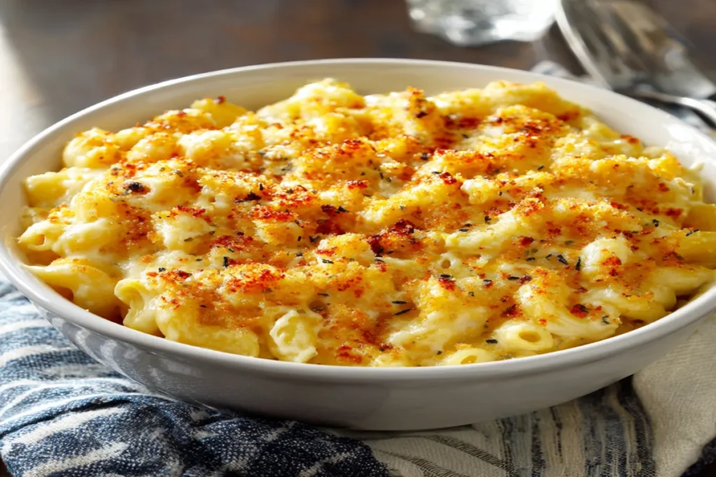 Gourmet Baked Mac and Cheese with a Crunch