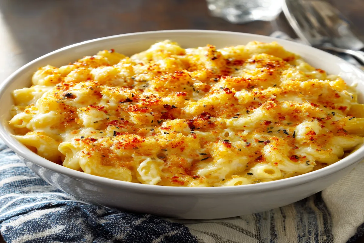Gourmet Baked Mac and Cheese with a Crunch