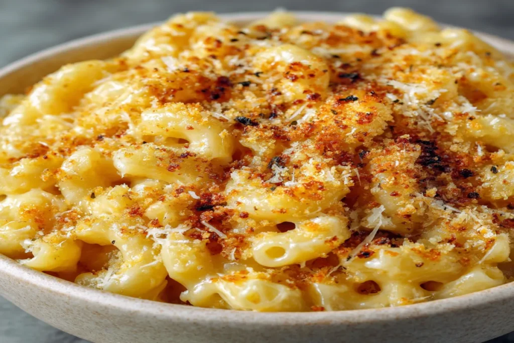 Gourmet Baked Mac and Cheese with a Crunch