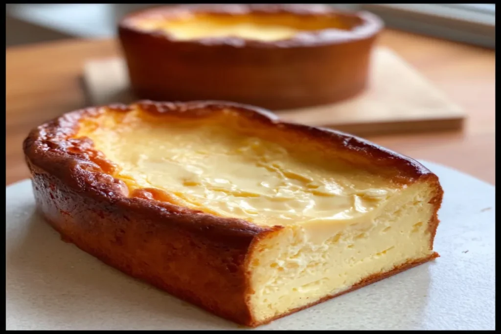 Loaf Pan Basque Cheesecake Recipe