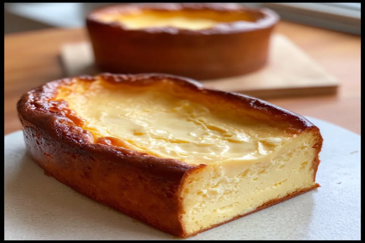 Loaf Pan Basque Cheesecake Recipe