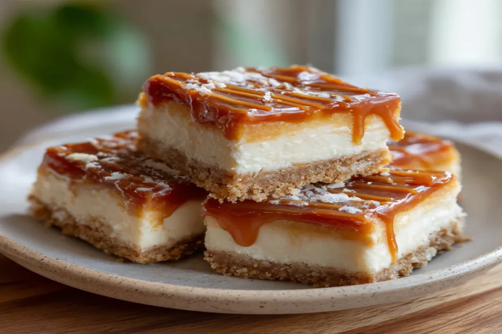 Dulce De Leche Cheesecake Bars Recipe, Download Dessert Printable – Etsy