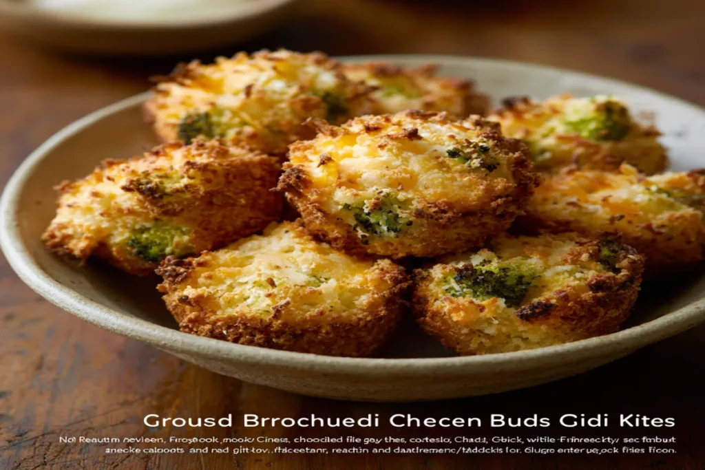 Crunchy Baked Broccoli Cheese Bites For Kids