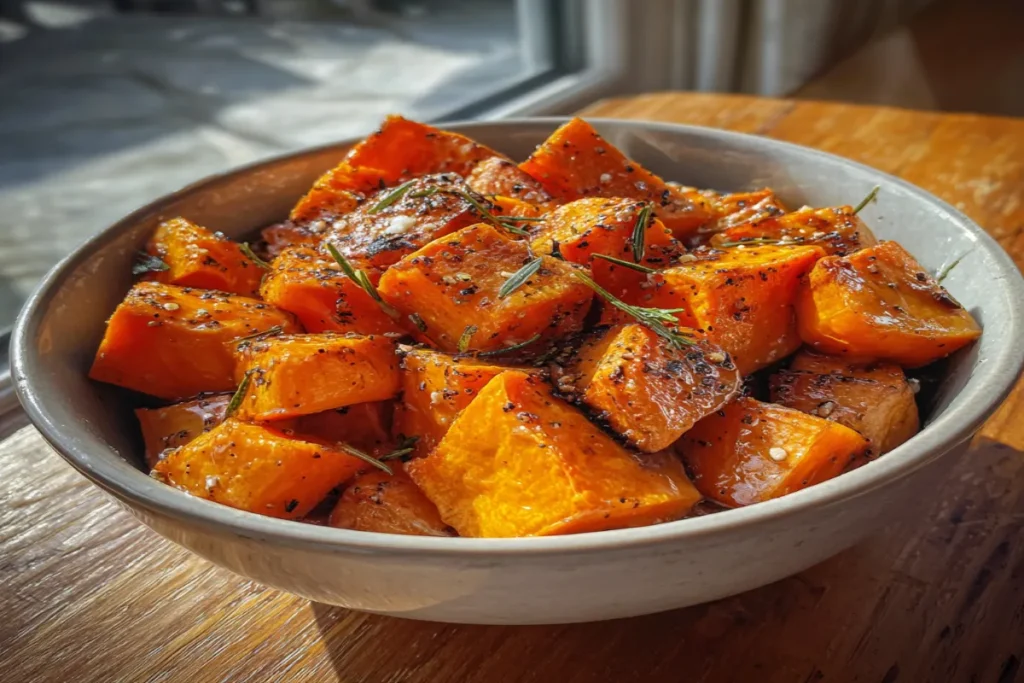 Roasted Sweet Potato Recipe With Maple Glaze
