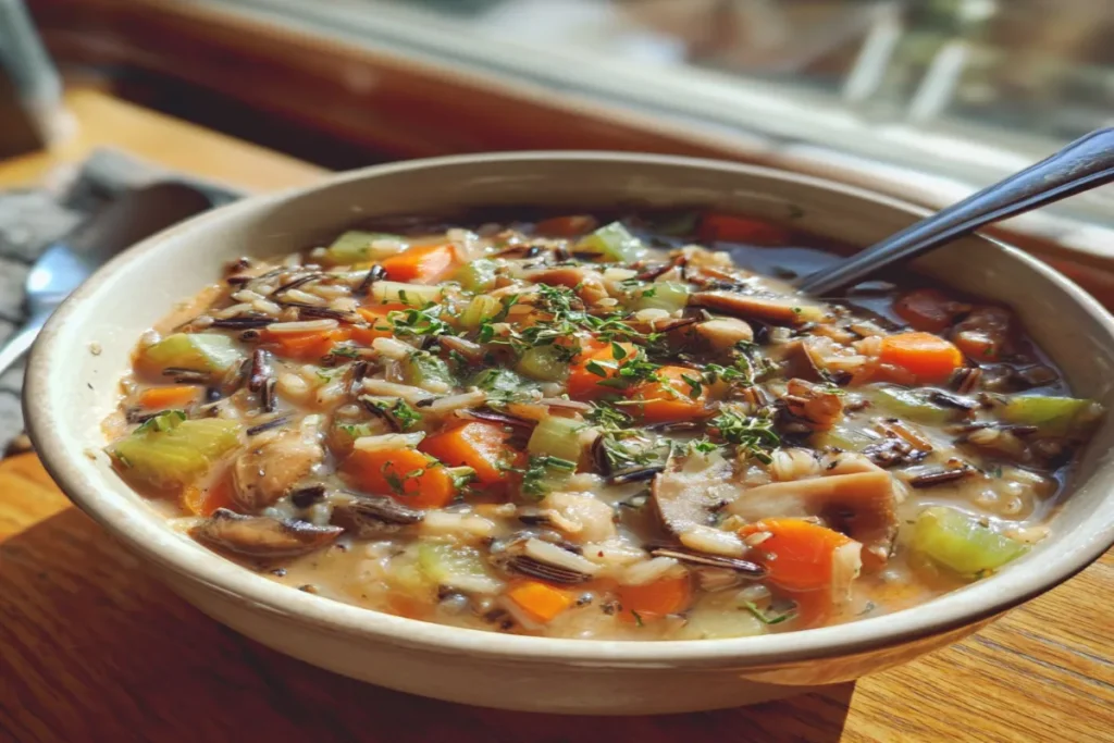 Cozy Autumn Wild Rice Soup Recipe — Creamy, Hearty, and Soul-Warming