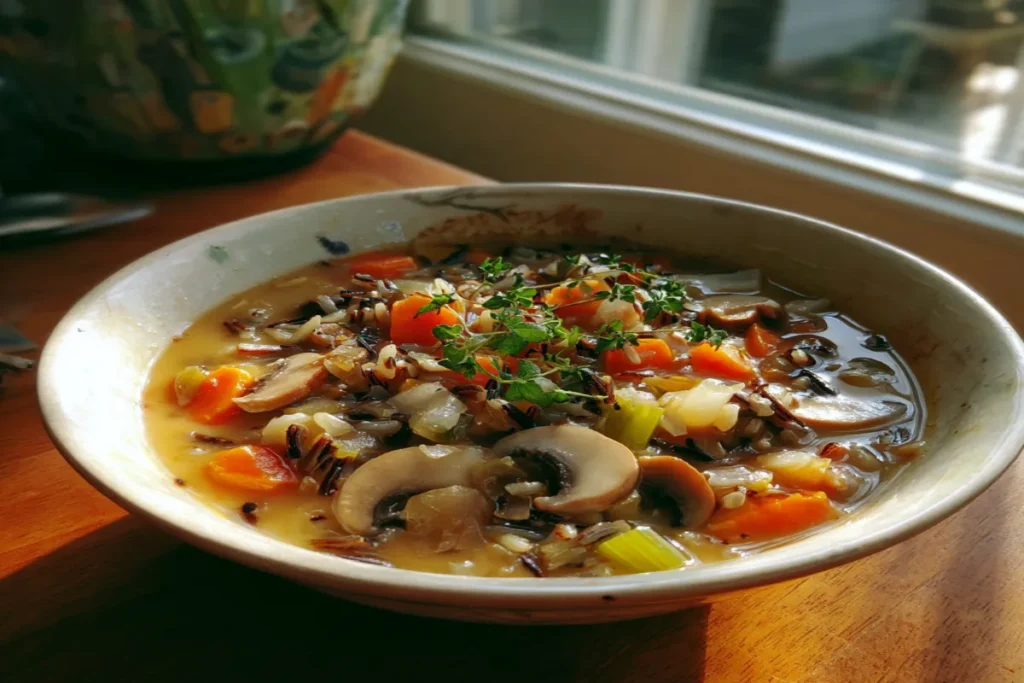 Cozy Autumn Wild Rice Soup Recipe — Creamy, Hearty, and Soul-Warming
