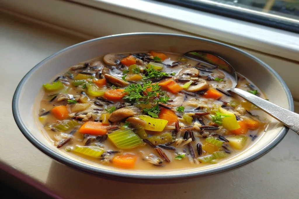 Cozy Autumn Wild Rice Soup Recipe — Creamy, Hearty, and Soul-Warming