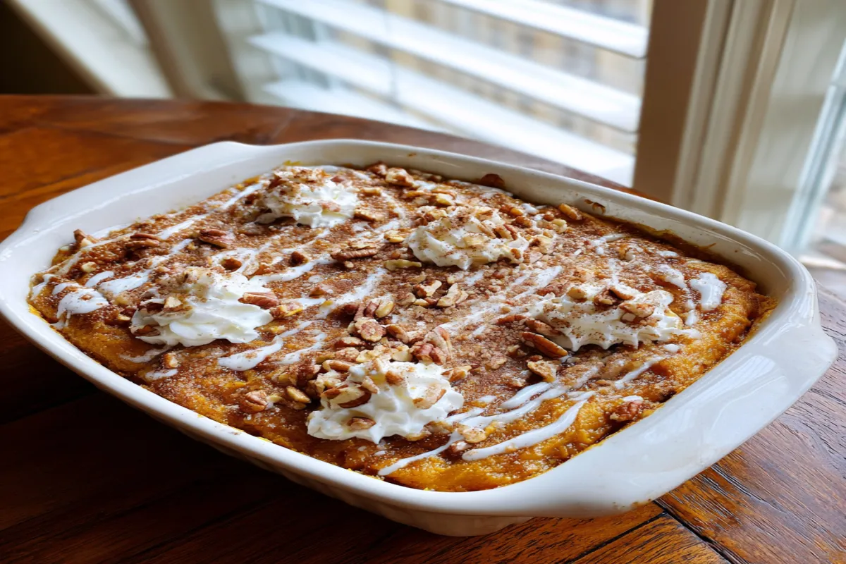 Irresistible Fall Pumpkin Dump Cake Recipe — Easy, Cozy, and So Delicious