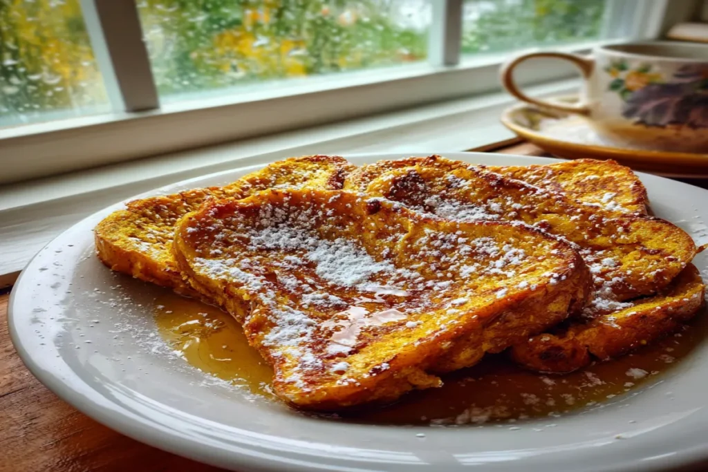 Fall Pumpkin French Toast Breakfast Recipe — Warm, Spiced, and Perfectly Cozy