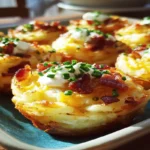 Stuffed Mashed Potato Nests – Creamy & Crispy Bites