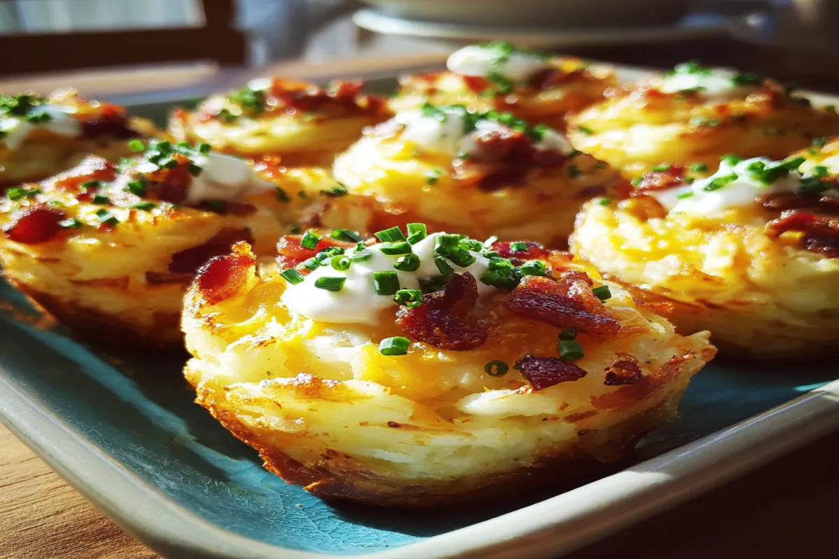 Stuffed Mashed Potato Nests – Creamy & Crispy Bites
