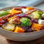 Cranberry Glazed Roasted Veggie Salad – Healthy Holiday Recipe