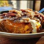Pumpkin Pecan Cobbler – Warm & Easy Fall Dessert