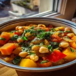 Moroccan Pumpkin & Chickpea Stew – Cozy Vegan Dinner
