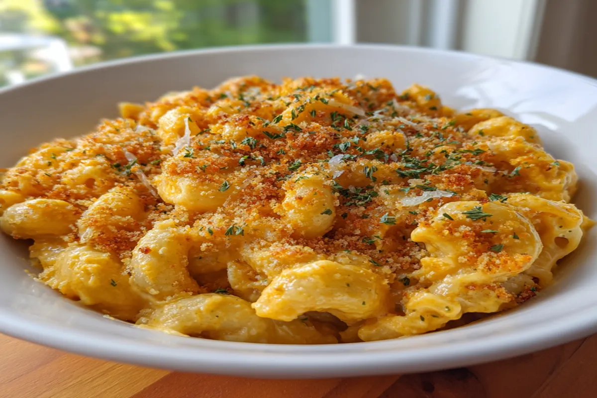 Gourmet Baked Mac and Cheese with a Crunch – Creamy, Crispy, and Irresistible