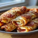 Cheesy Pepperoni Pizza Rollups – Gooey, Crispy, and Irresistible