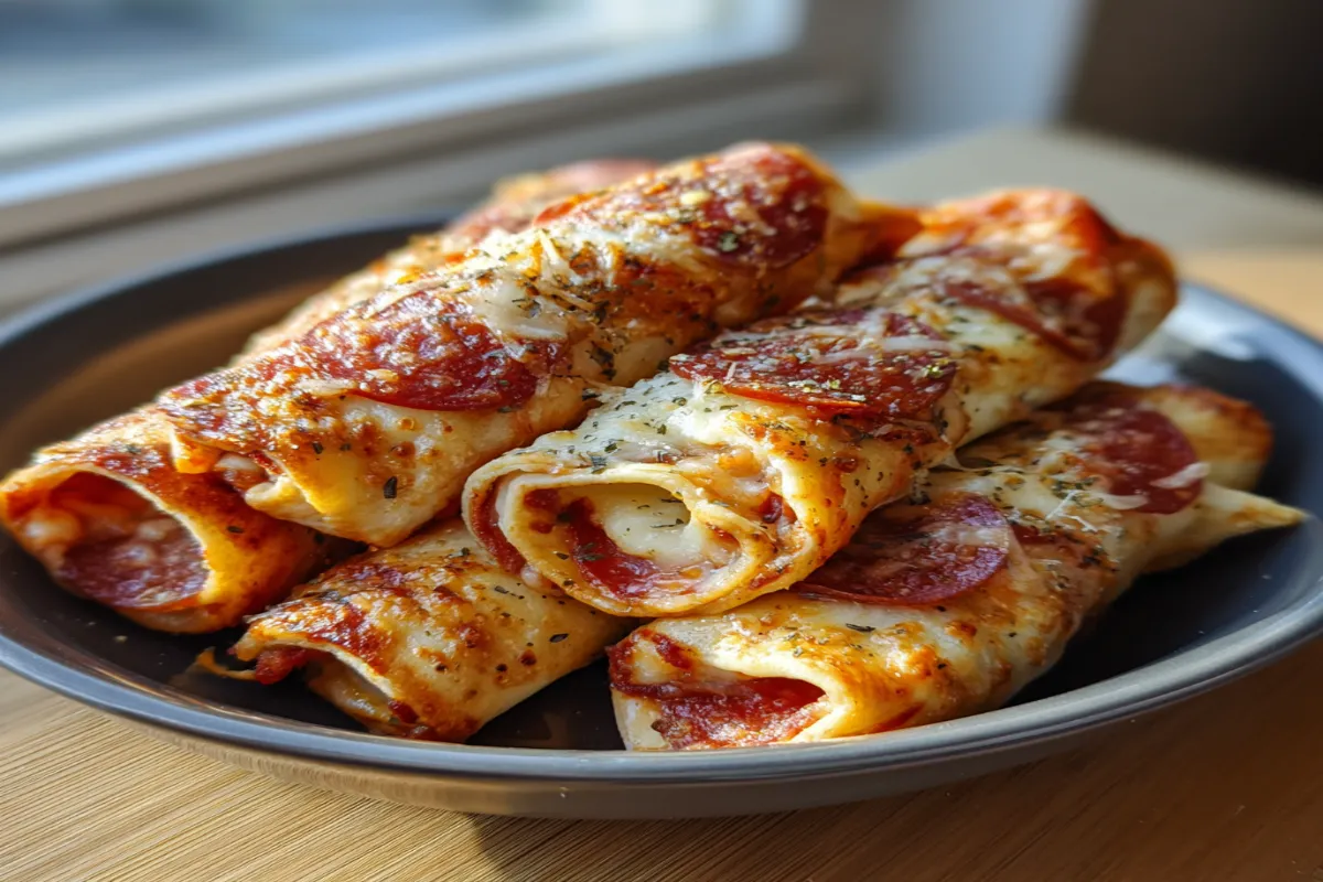 Cheesy Pepperoni Pizza Rollups – Gooey, Crispy, and Irresistible