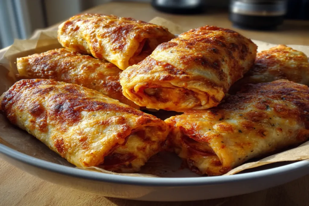 Cheesy Pepperoni Pizza Rollups – Gooey, Crispy, and Irresistible