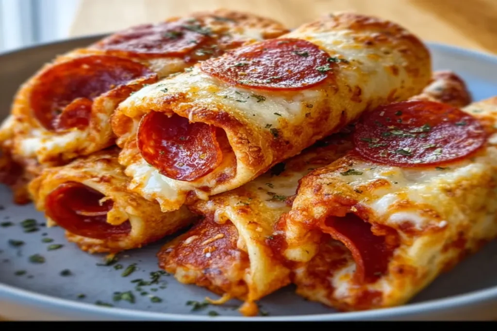 Cheesy Pepperoni Pizza Rollups – Gooey, Crispy, and Irresistible