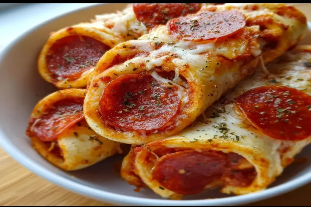 Cheesy Pepperoni Pizza Rollups – Gooey, Crispy, and Irresistible