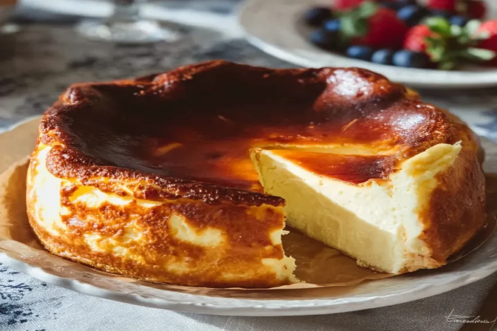 Basque Cheesecake Recipe – Creamy, Caramelized & Irresistible