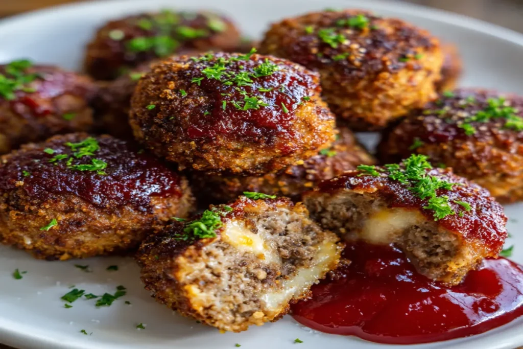 Stuffed Meatloaf Bites | Easy Appetizer Recipe