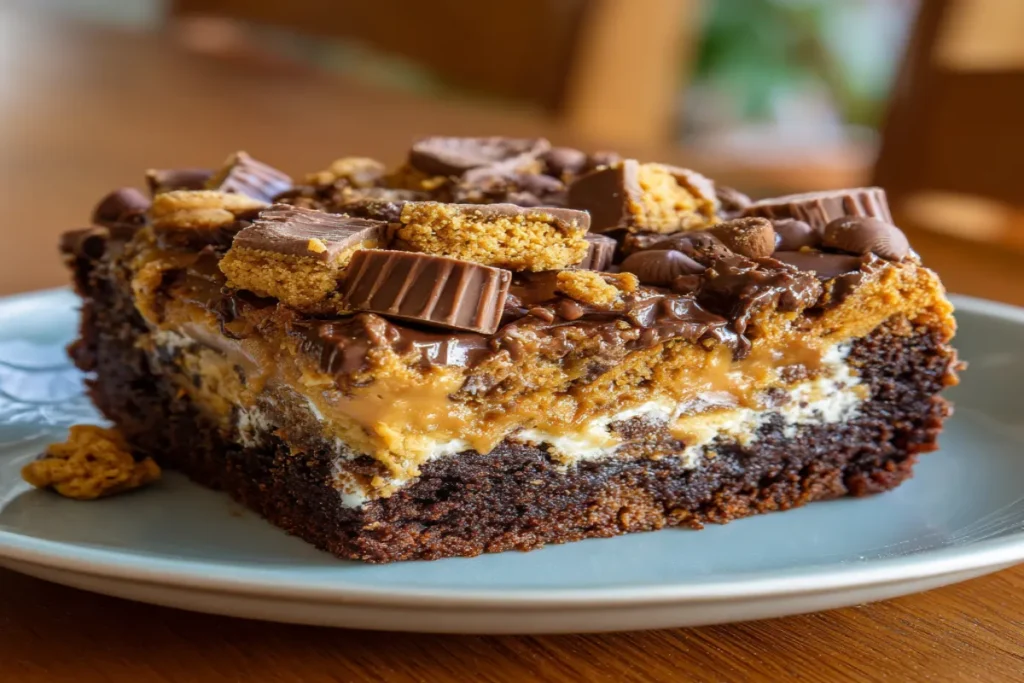 Reese’s Peanut Butter Earthquake Cake