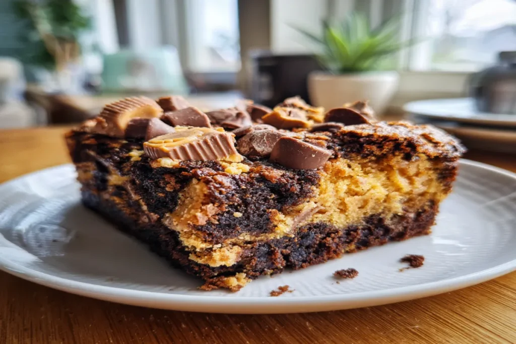 Reese’s Peanut Butter Earthquake Cake