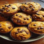 Moist Pumpkin Chocolate Chip Muffins Perfect for Fall Season
